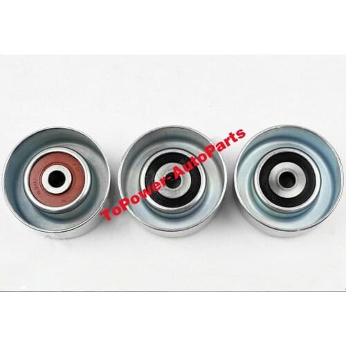 3PCS NEW OEM Idler Guide Pulley Kit 1660331040 166030P030 1660431020 Fit For Toyotaa 4Runner Tacoma TUNDRA HILUX 4.0L V6 1GR-FE