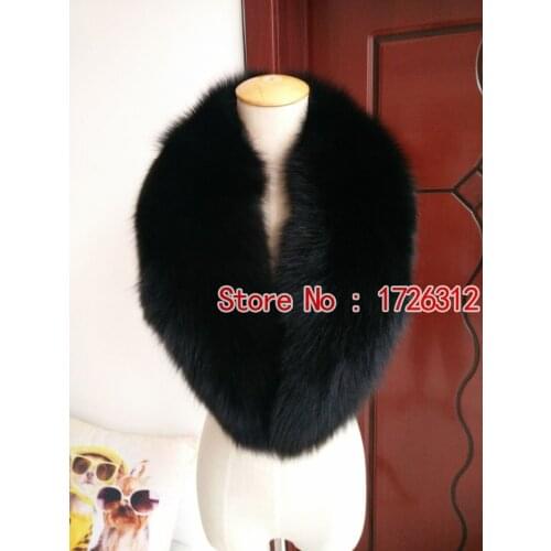 Women new real fox fur collar multicolor shawl collar fur female fashion autumn and winter warm shawl scarves