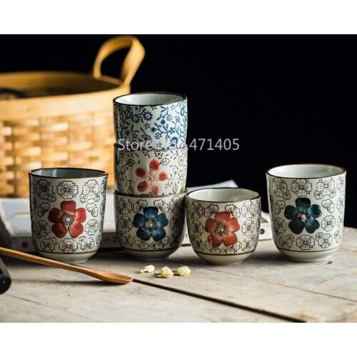 New Japanese Style Simple and Creative Ceramic Tea Cup Milk Cup Home Leisure Tea Cup