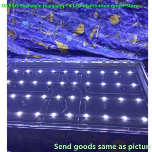 Novo 10 conjunto = 80 pces 5led 405mm tira conduzida para tql43f4pr001 43e3000 43e3500 5800-w43001-3p00 e465853 02k03177a rdl430