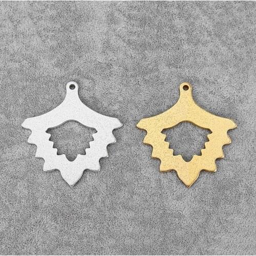4PCS Tibetan Leaf Christmas Tree Aluminum Alloy Charms Pendants for Necklace Earrings Jewelry Findings