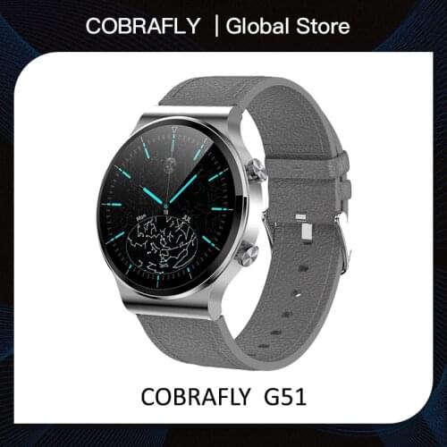 Cobrafly G51 Smart Watch 1.28inch Round Screen Support Recording BT Call 4GB Music Memory IP67 Waterproof Smartwatch Custom Dial