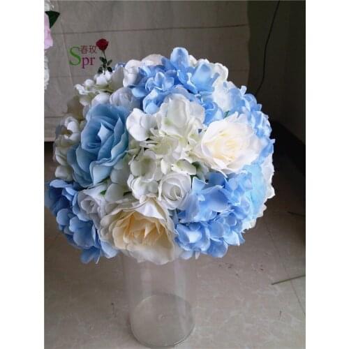 SPR NEW!!Free shipping 10pcs/lot mix color wedding road lead lavender artificial flower ball wedding table flower centerpiece