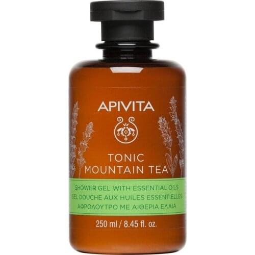 APIVITA - TONIC MOUNTAIN TEA GEL DE BAÑO CON ACEITES ESENCIALES Y TÉ DE MONTAÑA (250 ML)