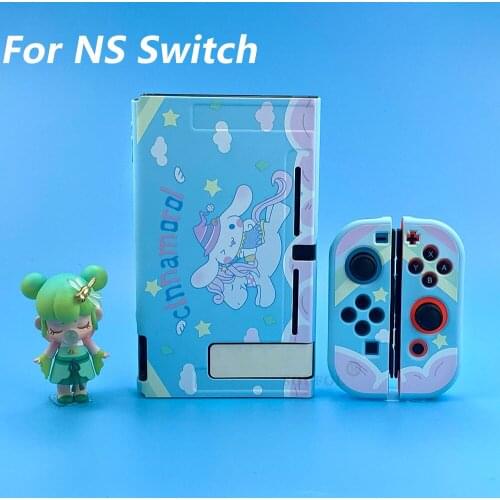 Lovely Dog Cartoon For Switch Protector Case for NS JoyCon Controller TPU Soft Silicone Cover For Nintendo Switch Accessories