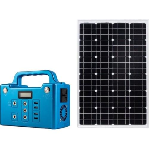2020 fashionable portable solar power station AC110V/220V output 160W solar charger power station