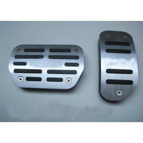 TTCR-II Car Accessories Aluminum alloy Foot Rest Fuel Brake AT Pad pedals Plate For TOYOTA COROLLA 2014-2016 Plate pads stickers