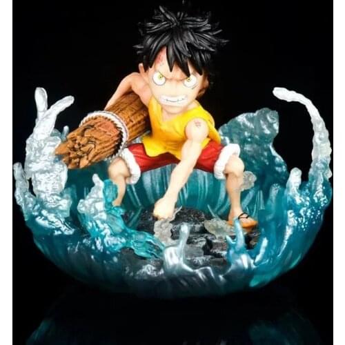 Anime O.n.e.P.i.e.c.e GK Top Luffy Mini Ruf Illuminated Scene Statue Model Boxed Figure anime figures