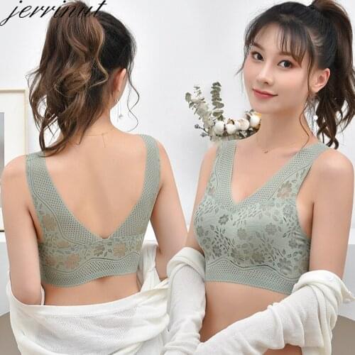 Jerrinut Sexy Lace Bras For Women Wireless Bralette Push Up Brassiere BH Seamless Bra With Padded Soutien Gorge Femme Lingerie