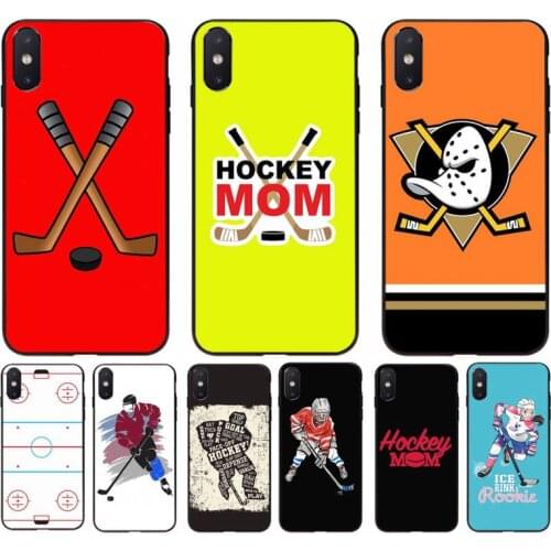FHNBLJ ice Hockey Rink sport Mom Painted Phone Case for iphone 11 12 mini Pro Max X XS MAX 6 6s 7 8 plus 5 5S 5SE XR SE2020