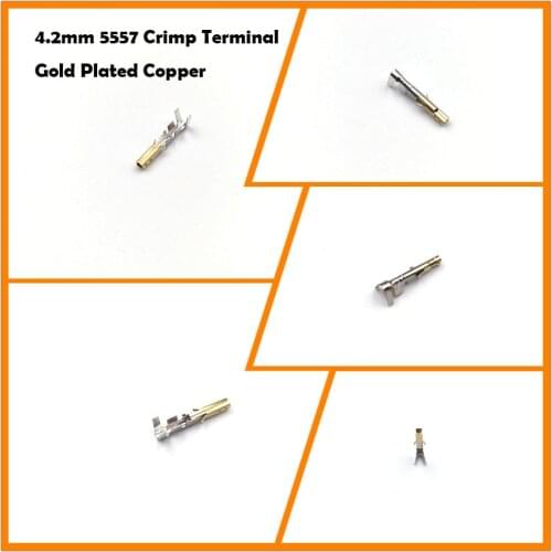 4.2mm Connector Housing 5557 High Crimp Female Pin Terminal Gold Plated Copper