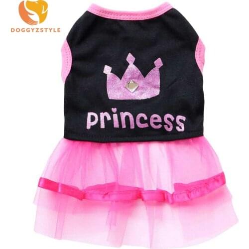 Summer Dog Dress For Small Dogs Pet Clothes Princess Wedding Skirt Luxury Dresses For Dog Soft Lace Clothes DOGGYZSTYLE
