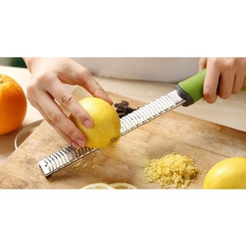Multifunction Professional Grater Lemon Cheese Spices Stainless Steel