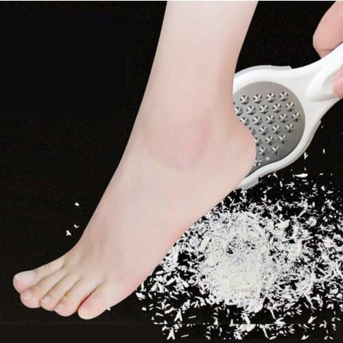 Foot File Callus Remover Portable Stainless Steel Scraper Rasp Foot Grater Scrubber Wet Dry Feet Dead Skin Pedicure Foot Care