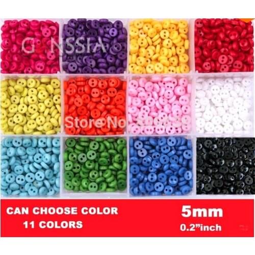 100pcs/lot High Quality 5mm Small Size Resin Button Bulk Resin Buttons DIY Sewing Accessories Resin Buttons for garment(SS-1002)