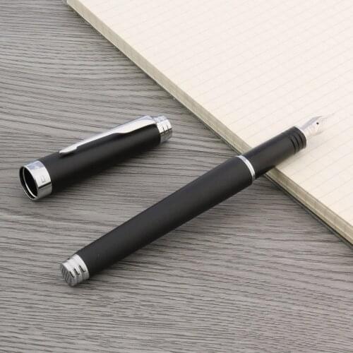 Luxury Metal JINHAO 997 Fountain Pen Frosted Black Stationery Office School Supplies Writing Gift