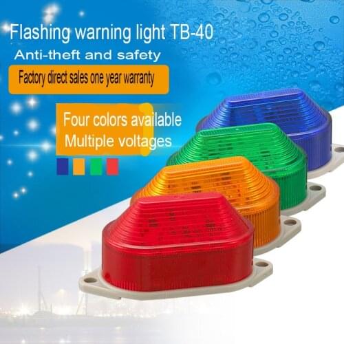 LED Strobe Signal Warning light 12V 24V 220V Indicator light LED Lamp small Flashing Light Security Alarm Safety Warning Lamp