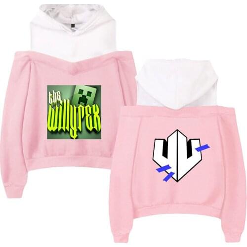 WAWNI Willyrex Off-Shoulder Hoodie Fashion Tops Sexy Style Hoodie Women Girls Sweatshirts Casual Pullover Harajuku Clothes New