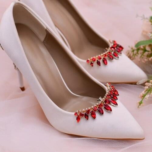 TOPQUEEN-X39 2020 New Shoe Clip DIY High Heel Decoration Women Lady Elegant Shoes Clips Charms Removable Buckle Clips