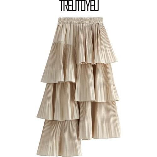 Treutoyeu Asymmetrical Skirts
