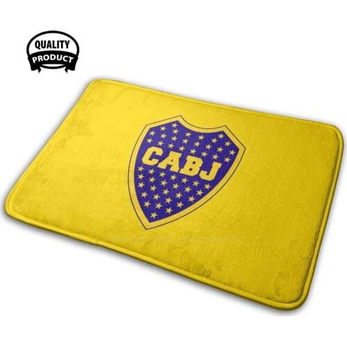 Ca Comfortable Door Mat Rug Carpet Cushion Mitad Más Uno Cabj Clube Atletico Boca Jrs Juniors Football Soccer Team Crest Emblem