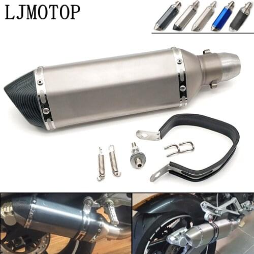 36-51mm Universal Modified Motorcycle Exhaust Muffler with DB Killer For Yamaha Y Z80 85 125 250F 450F 250X 250FX 450FX DT230