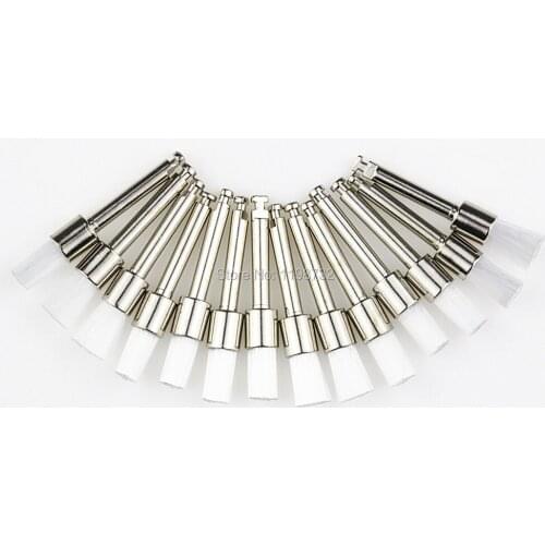 High Quality Dental Lab Materials Nylon Latch Small Flat Polishing Polisher Prophy Cup Brushes Dentist Products