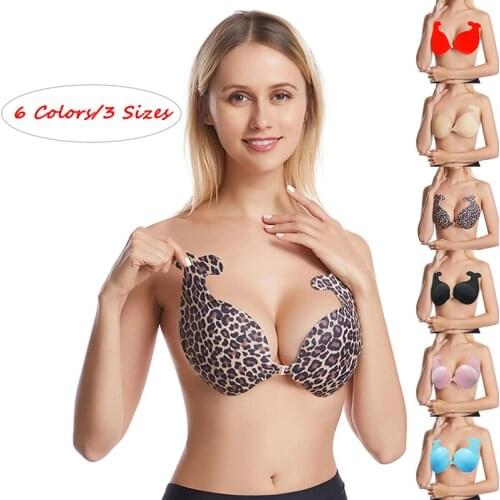 Womens Underwear Silicone Invisible Bra Push Up Dolphin Breast Top Tape Sticker Anti Emptied Chest Paste Adhesive Bra For Women