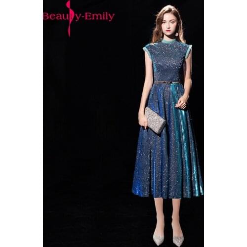 New Sequins Evening Dress Long Prom Party Dresses Evening Gown Formal Dress Women Elegant Sleeveless Dress Robe De Soiree