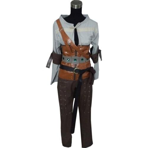 2019 Wild Hunt Cirilla Costume Cosplay Clothes Game Suit Adult Women Halloween Carnival