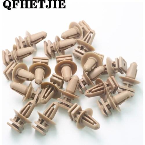 50Pcs Car Buckle Door Panel Retainers Fixed Clip Auto Decorative Buckle Car Door Guard Plate Fastener For BMW