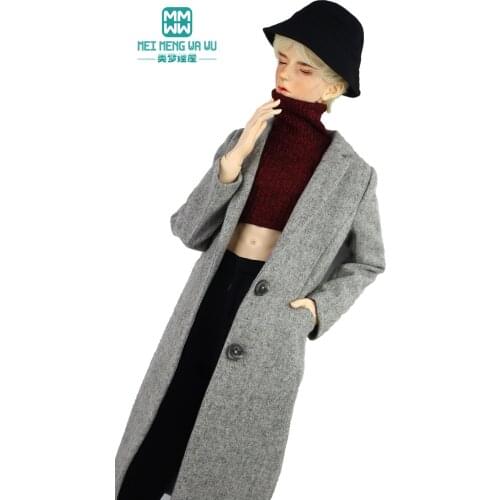 BJD accessories Doll clothes Woolen coat, jeans, sweater for 65--80CM 1/3 DK SD Dolls toys Ball Jointed doll