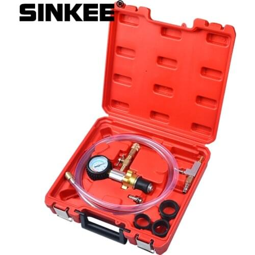 Automotive Vacuum Cooling System Auto Car Radiator Coolant Refill & Purging Tool Gauge Kit SK1088