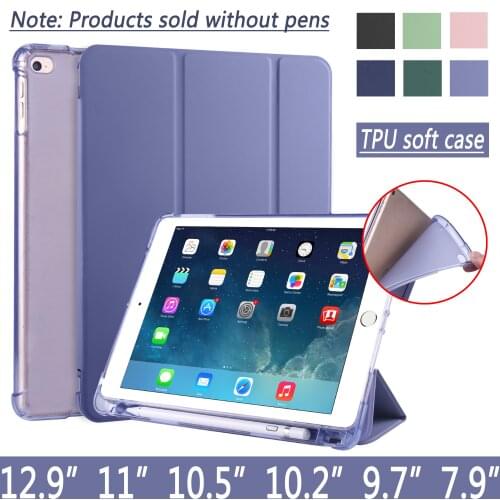 Case for ipad air 3 2 Pro 10.5 11 12.9 2020 mini 4 5 with pencil holder cover 2017 9.7 inch 10.2 2019 6th 7th generation shell