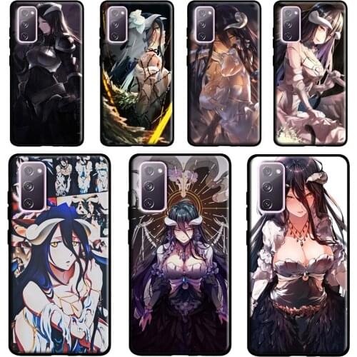 Albedo Overlord anime Case For Samsung Galaxy S20 FE S21 Ultra Note 20 Note 9 10 S10e S8 S9 S10 Plus Phone Cover