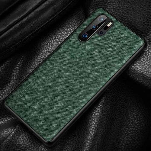 Genuine Leather Case For Huawei P30 Pro Case Durable Back Cover Etui Coque For Huawei P30 P30Pro Case Protection Housing