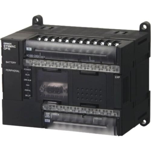 CP1E-N20DT1-D 24 VDC supply, 12 x 24 VDC inputs, 8 x PNP outputs 0.3 A, 8K steps program + 8K words data memory, RS-232C port