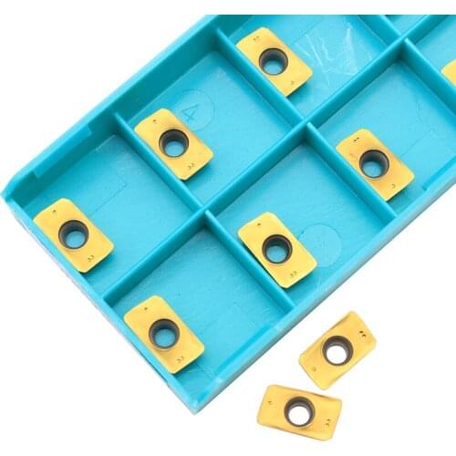 10PCS Turning tool APMT1135PDER TT9080 new high precision internal milling milling carbide tool CNC end face milling cutter