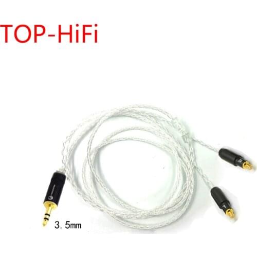 TOP-HiFi 2.5/3.5/4.4mm Balanced Upgrade HIFI Cable Replacement Audio Cable Cords For ATH ESW750 ESW950 ES770H 990H