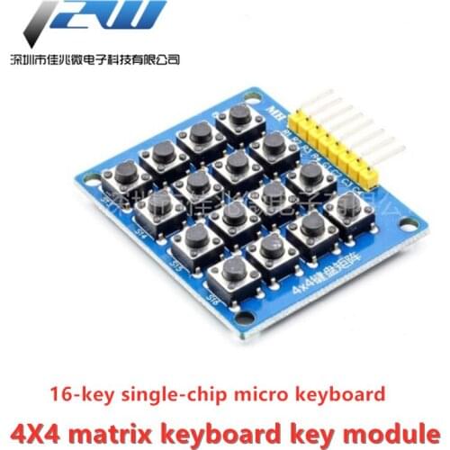 MCU development board learning board accessories-4X4 matrix keyboard keypad 16 key module