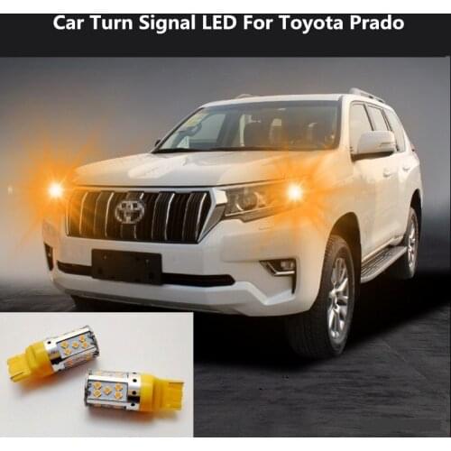 2PCS Car Turn Signal LED Command light headlight modification For Toyota Prado 2004-2018 12V 10W 6000K