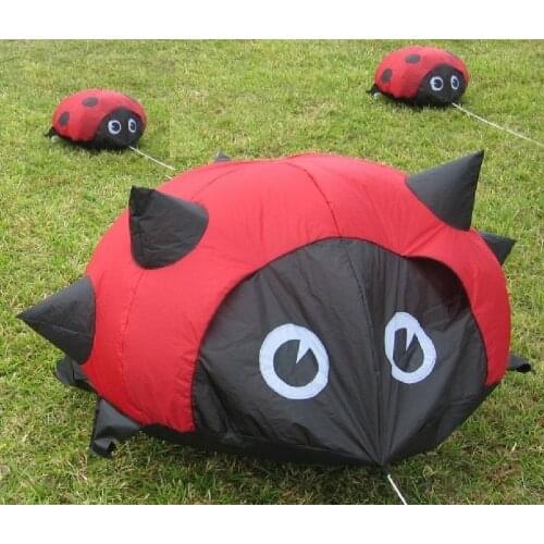 Inflatable windsock ladybug Single line kite soft kite outdoor game child rainbow kite adult outdoor toys kites for adults