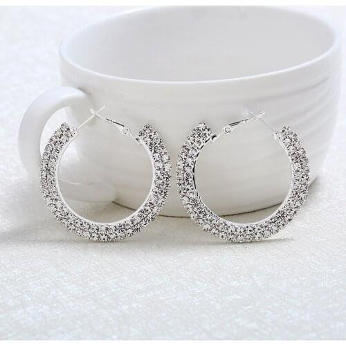 New Fashion Crystal Dangle Earrings Women Drop Earring Female Jewelry Girls Party Gift Wedding Trinket Boucle d'oreille Aretes