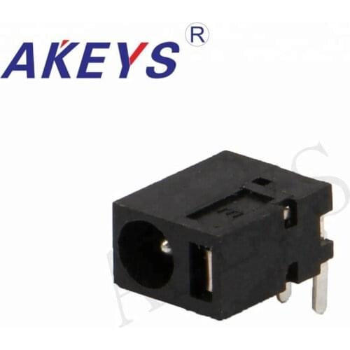 20PCS DC-006B 4.0mm 3 pins female round DC power jack dc plug DC JACK with 1 Fixed pin