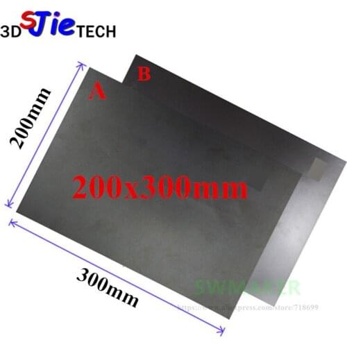200x300mm Magnetic flexible Print Bed Tape Print Sticker Build Plate Tape DIY Prusa i3 Upgrade MK3 3D Printer parts