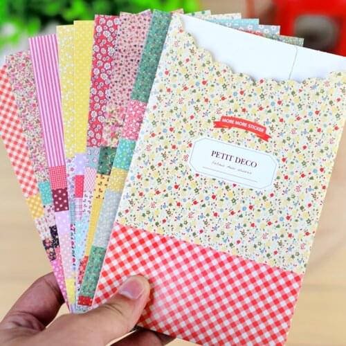 8 Sheets/Lot Kawaii Stationery Flower/Dot Decoration Label / Cute Diary Stickers / DIY Scrapbooking Stickers