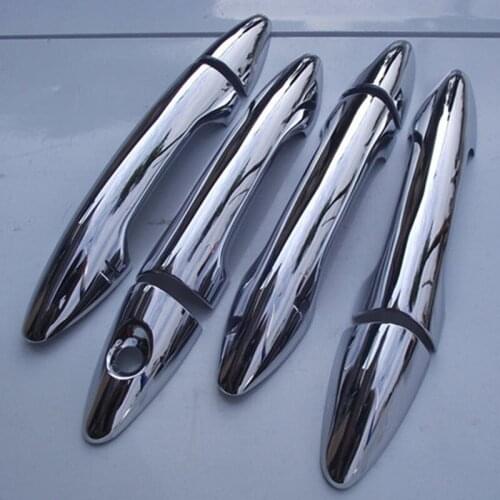 Car styling For 2011 2012 2014 2015 Kia K2 RIO ABS Chrome Door Handle Cover