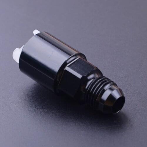 Beler NEW Black 6AN Male to 5/16" SAE Quick Disconnect Connect Push On EFI Fitting Adapter