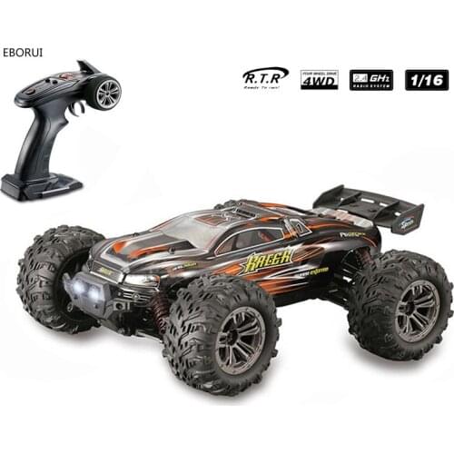 EBORUI 9136 RC Car 2.4Ghz 1:16 4WD RC Car 36KM/H High Speed Big Feet Car Off Road Monster Remote Control Car RTR--Random Color