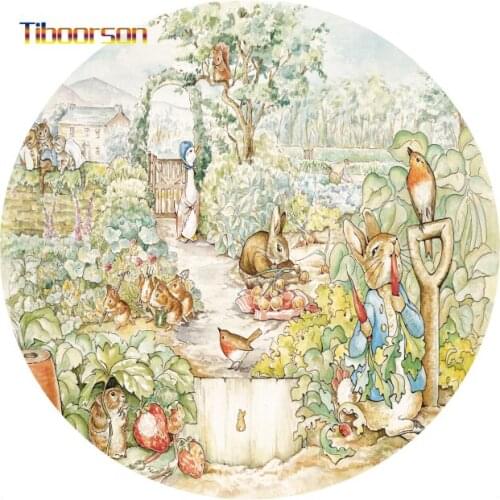 Rabbit Backdrops for Photography Baby Bunny Birthday Party Decorations Spring Easter Photo Background Birthday Custom Banner